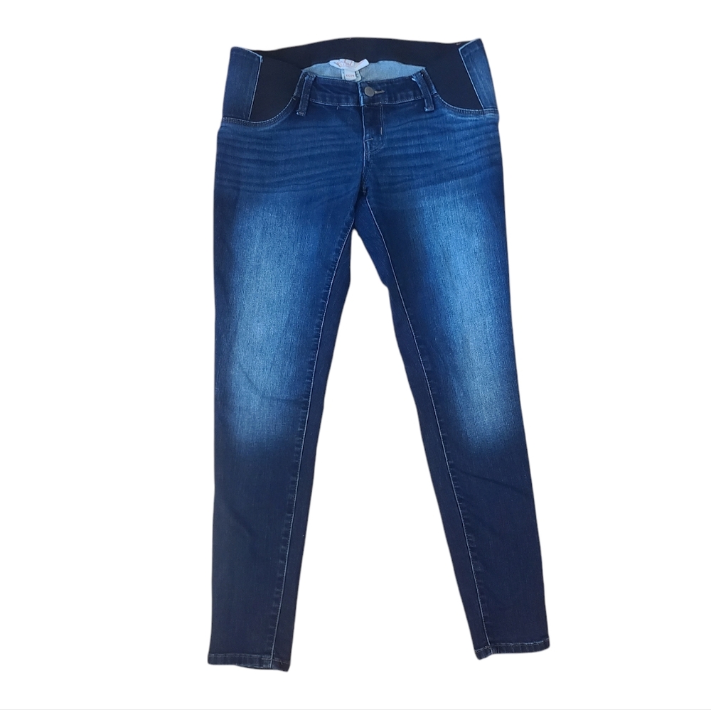 Isabel Maternity Skinny Jeans Women's 4 / 27 Side Panel Medium Dark Wash